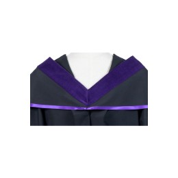 製造香港樹仁大學跨學科文化研究文學碩士畢業袍 黑色方帽 紫色肩帶披肩 碩士畢業袍製服廠DA234 製造香港樹仁大學跨學科文化研究文學碩士畢業袍 黑色方帽 紫色肩帶披肩 碩士畢業袍製服廠DA234